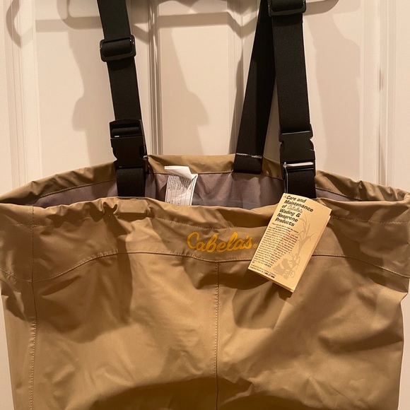 New Cabela’s Stocking Foot Chest Waders for Fly Fishing - Picture 5 of 6